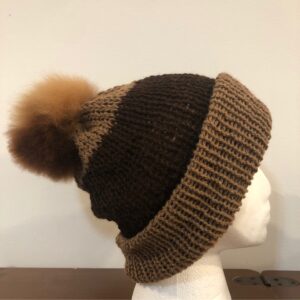 Hat 0 Alpaca w/ Puff Ball