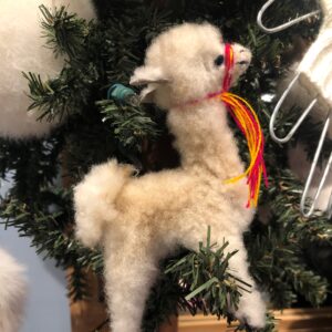 Ornaments-Alpaca Figurine 7”