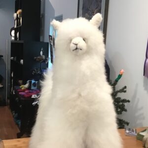 Toy, Plush Alpaca Figurine, Large