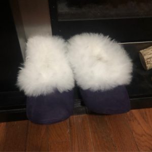 Slippers Alpaca Leather